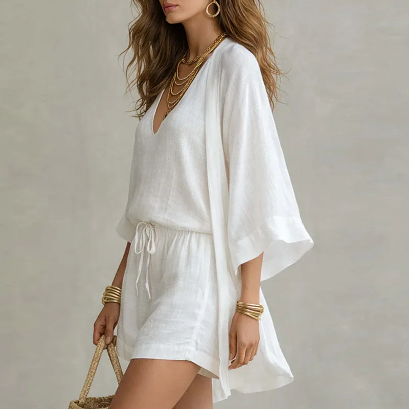 Felizitas | Damen V-Ausschnitt 3-teiliges Set