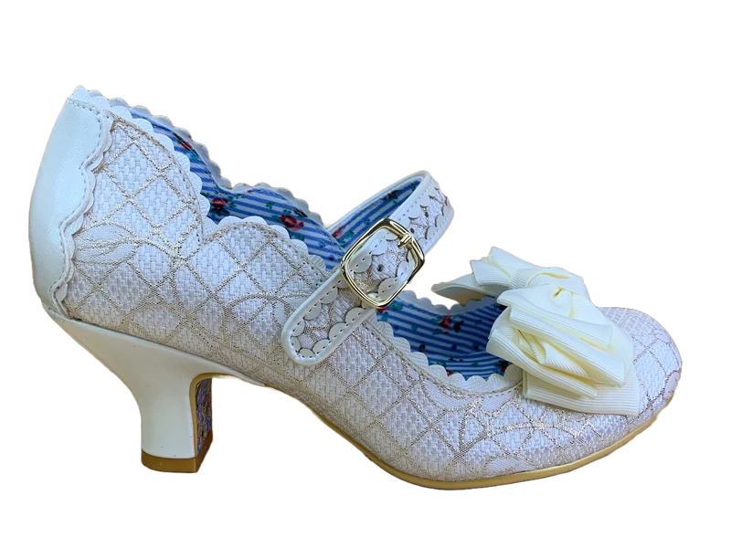 Irregular Choice Damen Summer Breeze High Heels – Off White