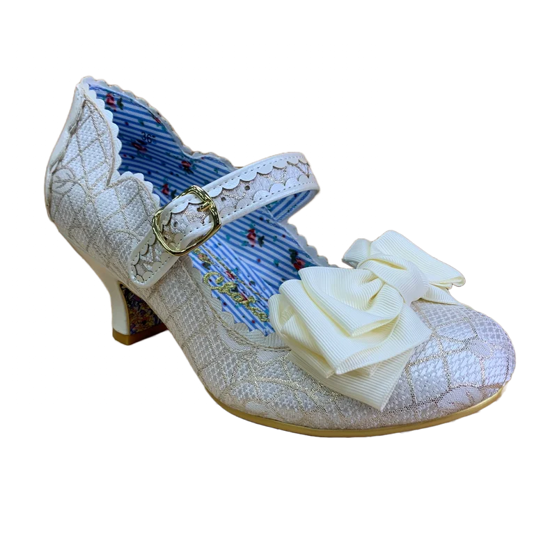 Irregular Choice Damen Summer Breeze High Heels – Off White