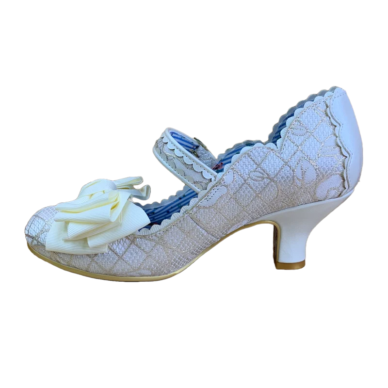 Irregular Choice Damen Summer Breeze High Heels – Off White