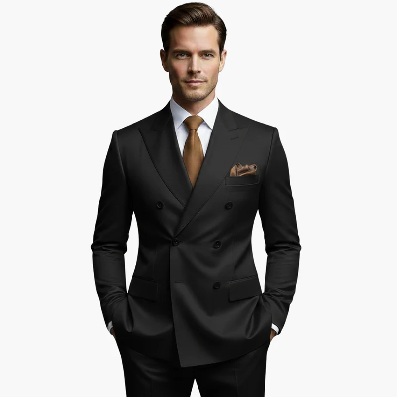 Casper | Herren Zweireiher Business Anzug