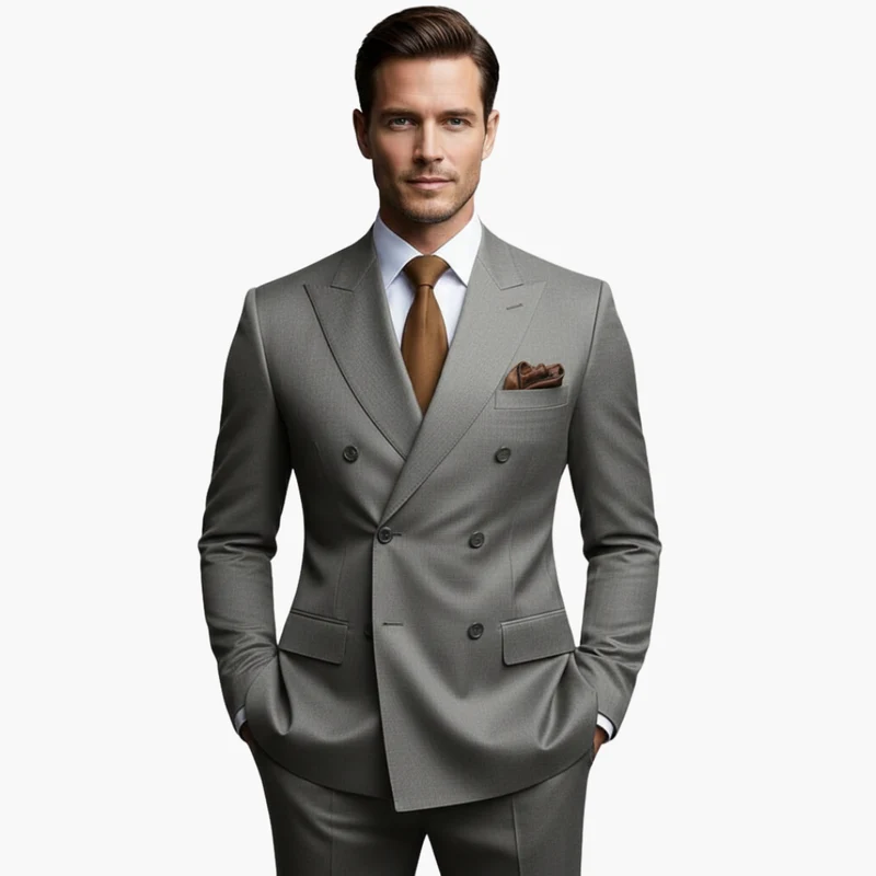 Casper | Herren Zweireiher Business Anzug