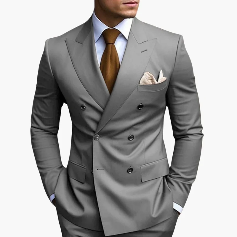 Casper | Herren Zweireiher Business Anzug
