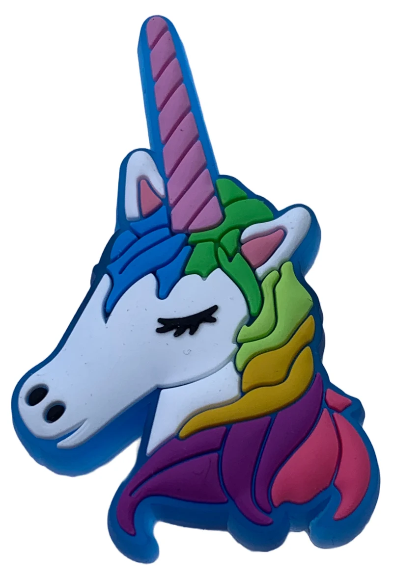 Crocs Jibbitz Leuchtender, mädchenhafter Einhorn-Charm