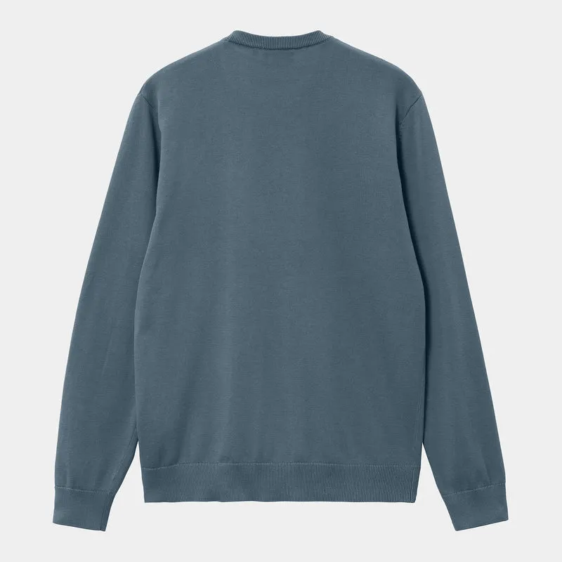 Carhartt WIP Madison-Strickpullover für Herren – Sturmblau