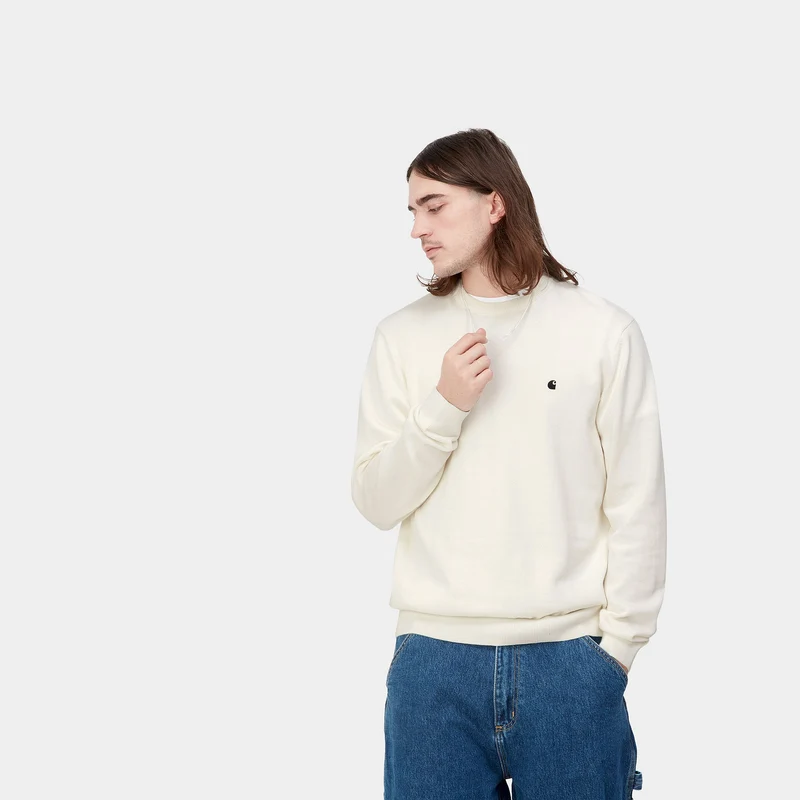 Carhartt WIP Herren-Madison-Strickpullover – Wachs