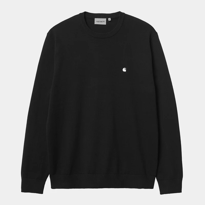 Carhartt WIP Herren-Madison-Strickpullover – Schwarz