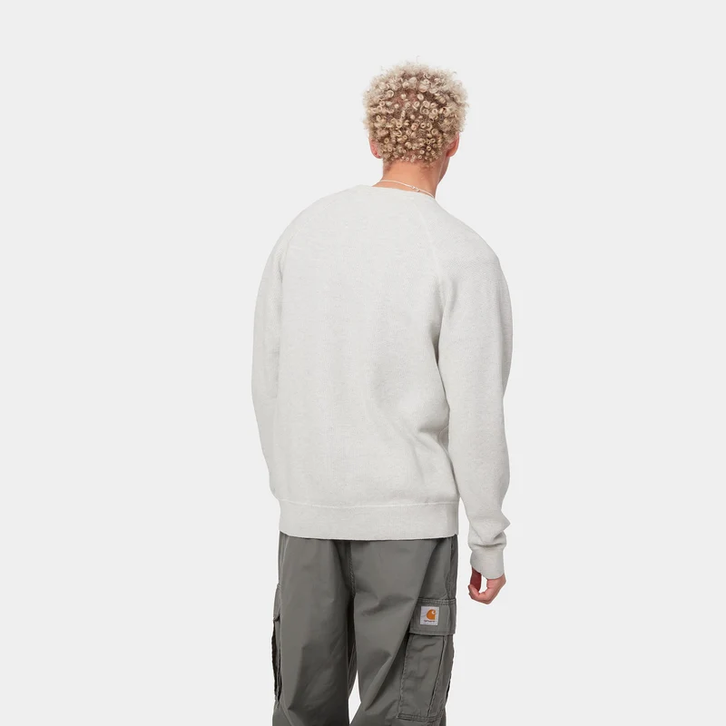 Carhartt WIP Chase-Strickpullover für Herren – Ash Heather