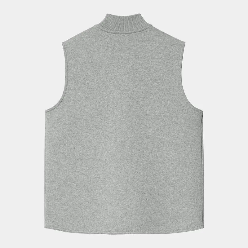 Carhartt WIP Herren-Car-Lux-Weste – Grau meliert
