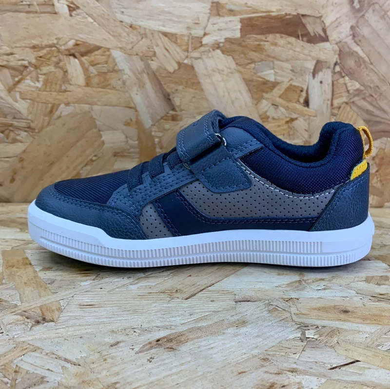 Geox Kinder-Arzach-Trainer – Avio / Dunkelgelb