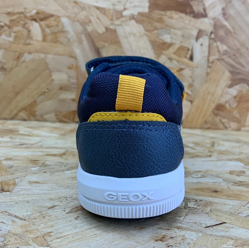 Geox Kinder-Arzach-Trainer – Avio / Dunkelgelb