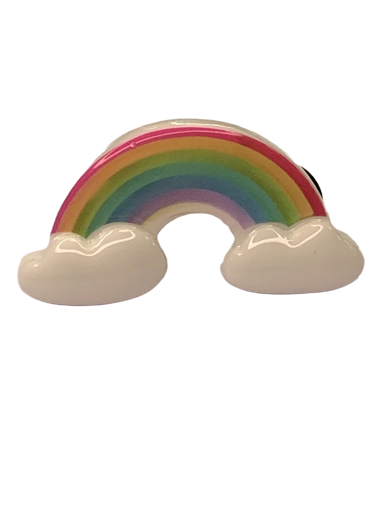 Crocs Jibbitz Fantastischer Regenbogen-Anhänger aus Kunststoff