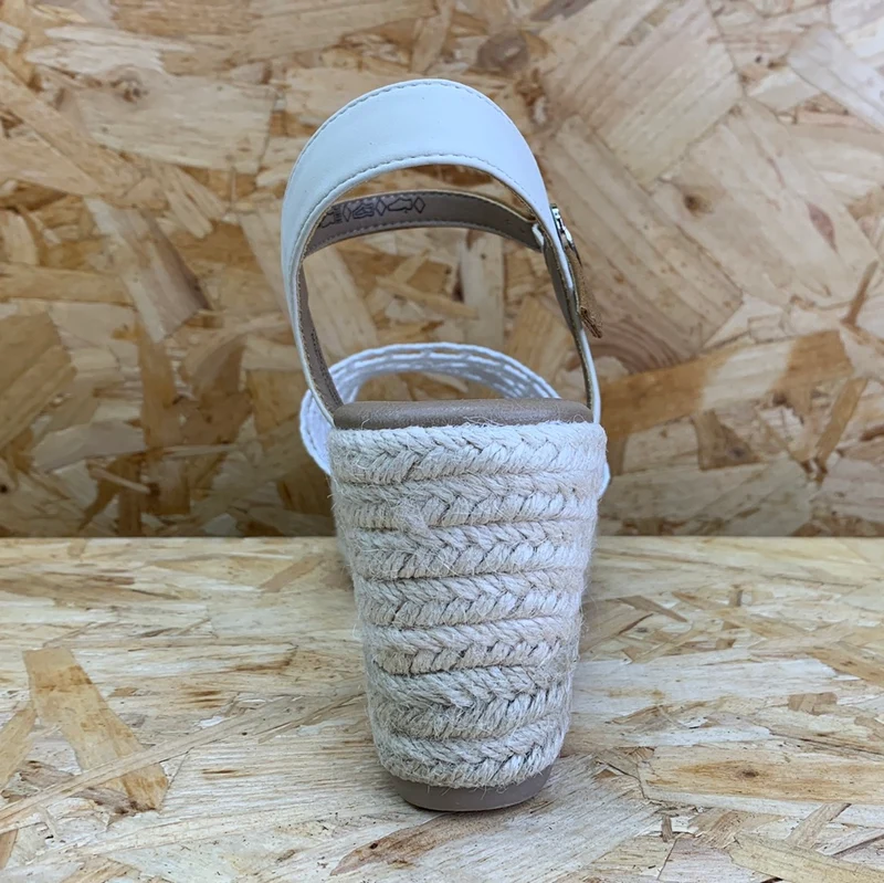 Refresh Mode-Keilsandalen für Damen – Weiß
