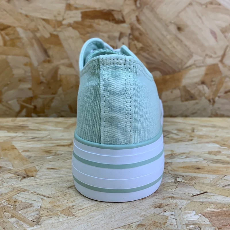 Refresh Modische Plateau-Sneaker für Damen – Aqua