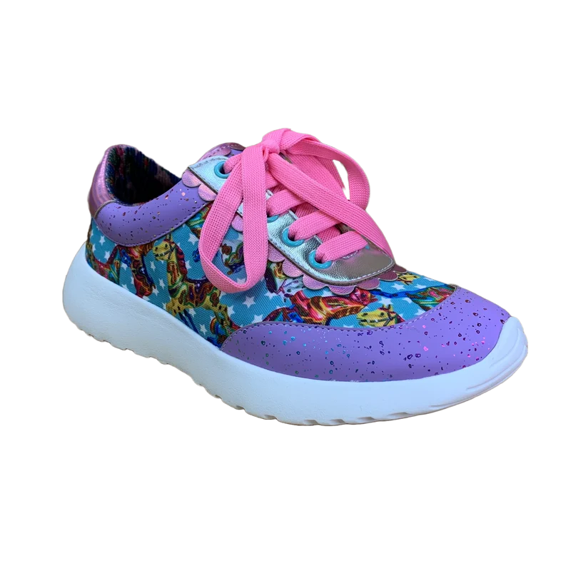Irregular Choice Damen Good Chives Trainer – Lila