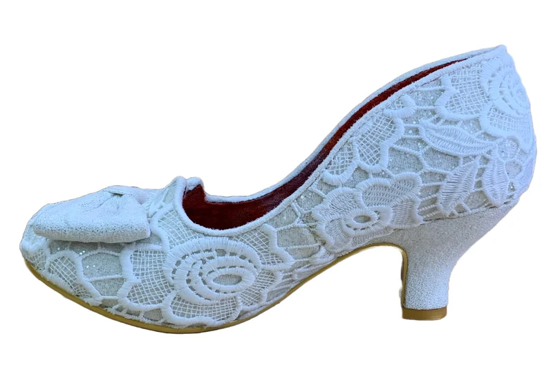 Irregular Choice Dazzle Razzle High Heels für Damen – Creme