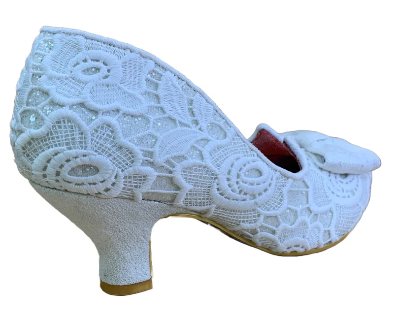 Irregular Choice Dazzle Razzle High Heels für Damen – Creme
