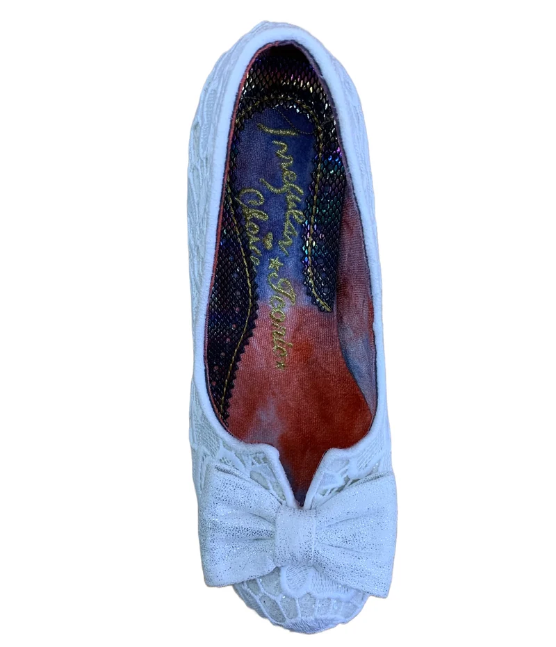 Irregular Choice Dazzle Razzle High Heels für Damen – Creme