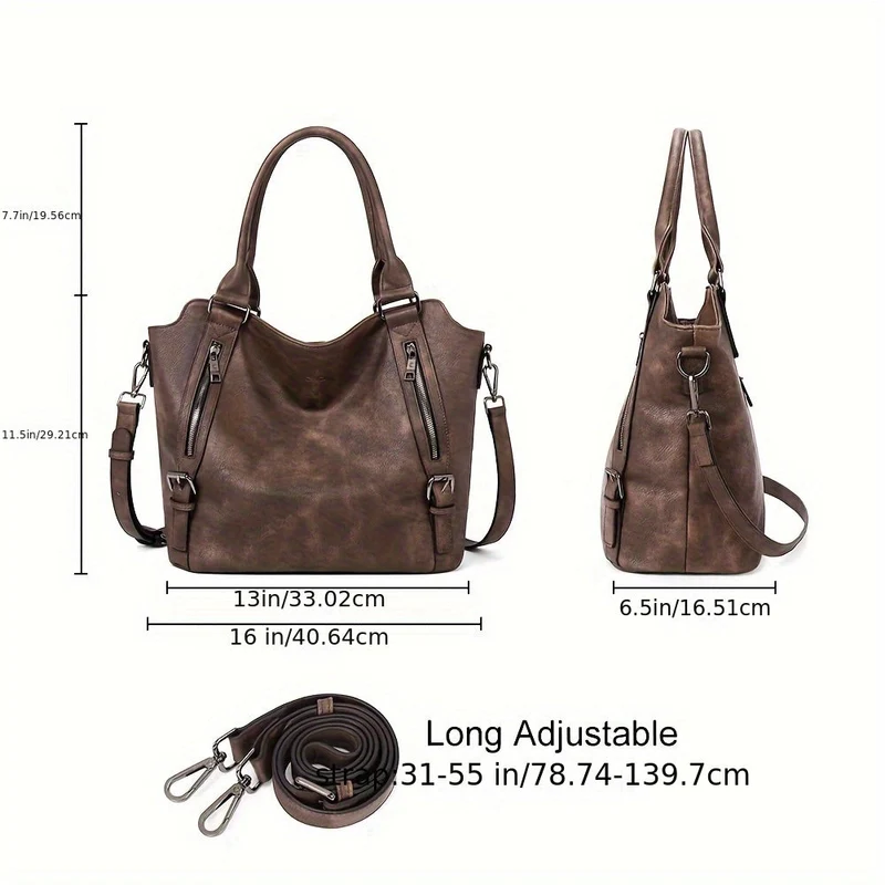 Isolde | Damen Hobo Bag Schultertasche