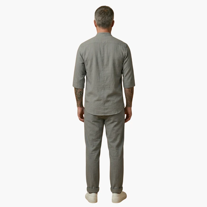 Benedikt | Herren Langarm Shirt Hose Set