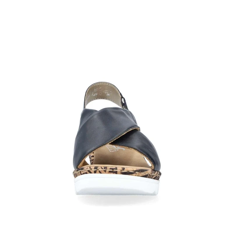 Rieker Damenmode-Sandale – Blau