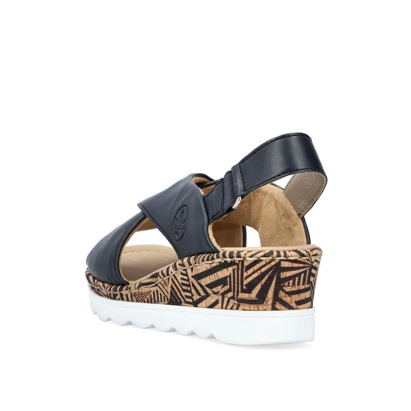 Rieker Damenmode-Sandale – Blau