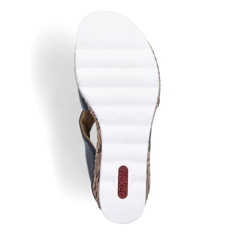 Rieker Damenmode-Sandale – Blau