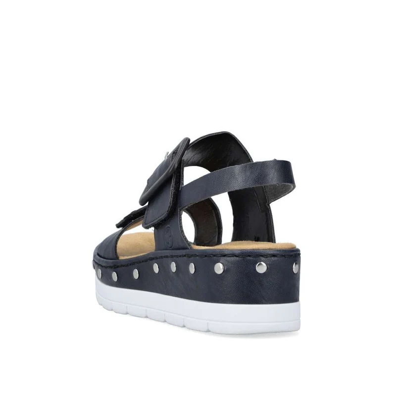 Rieker Damenmode-Sandale – Blau