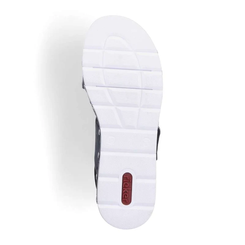 Rieker Damenmode-Sandale – Blau