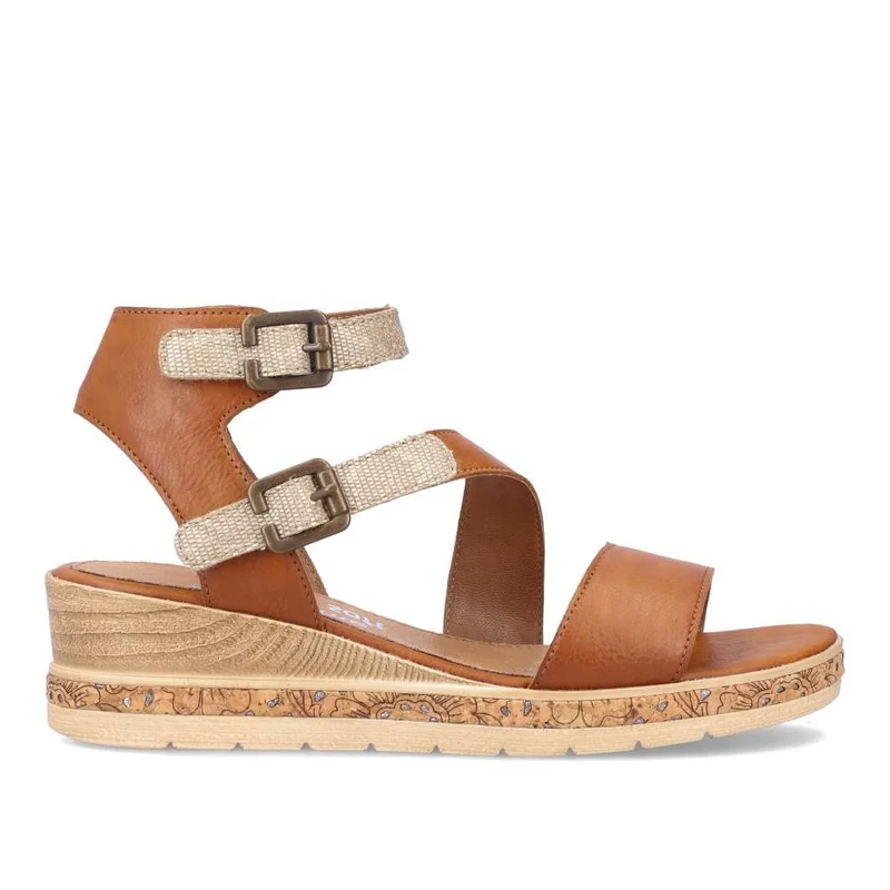 Remonte Modische Keilsandalette für Damen – Braun