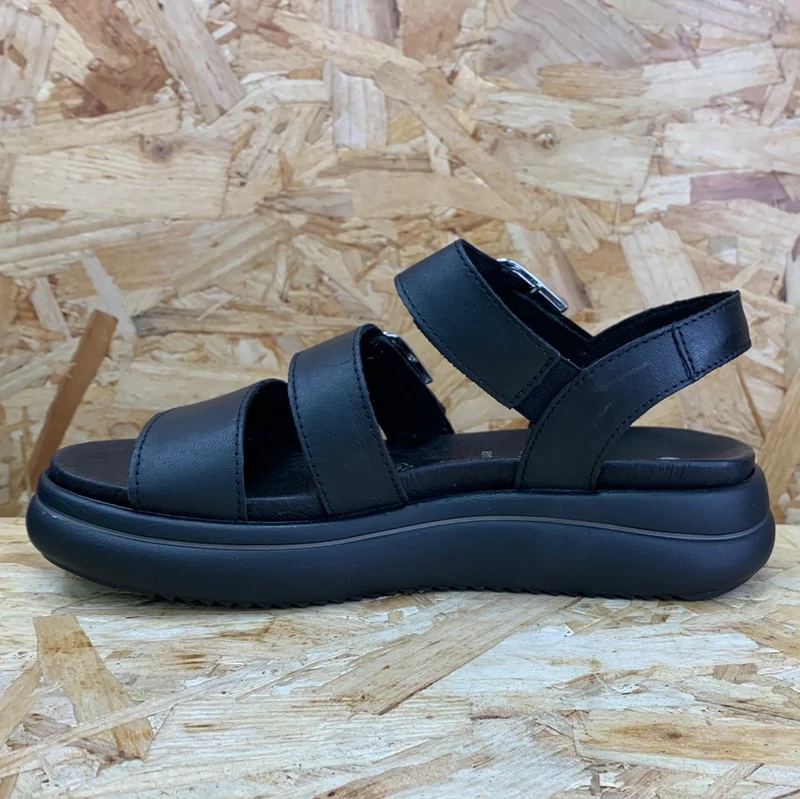 Remonte Mode-Plateau-Sandale für Damen – Schwarz
