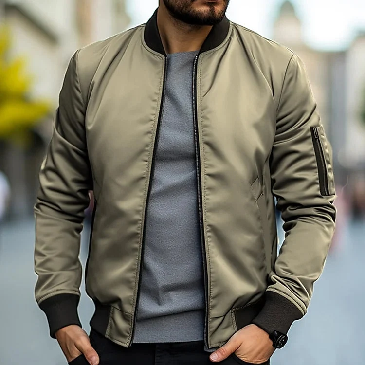Gunnar | Herren Langarm Bomberjacke