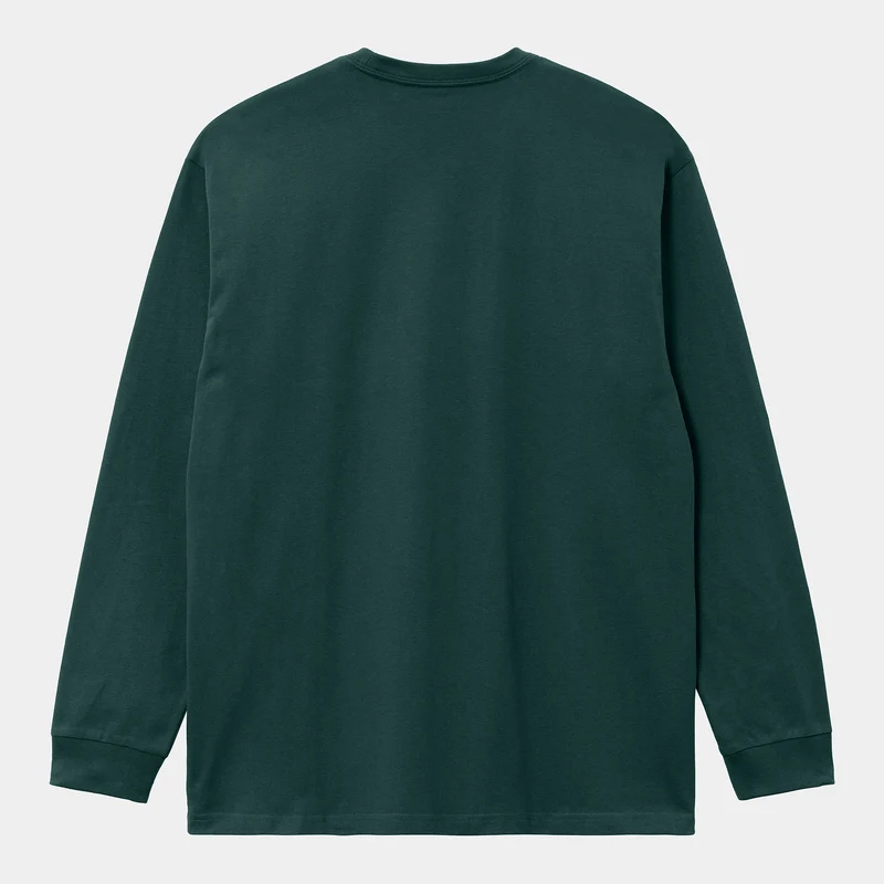 Carhartt WIP Herren Chase Langarm-T-Shirt – Botanic