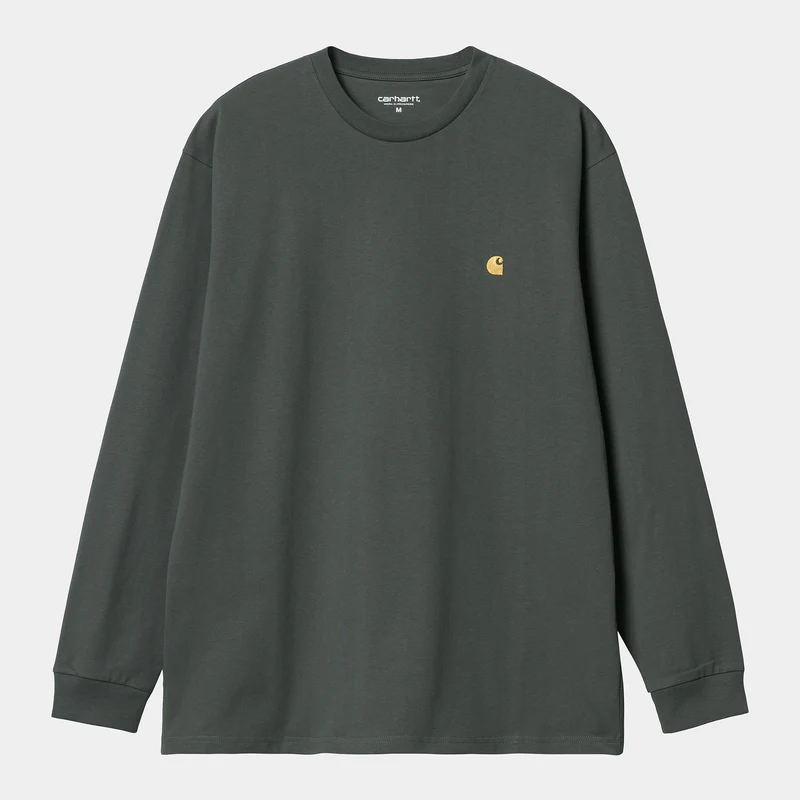 Carhartt WIP Herren Chase Langarm-T-Shirt – Jura