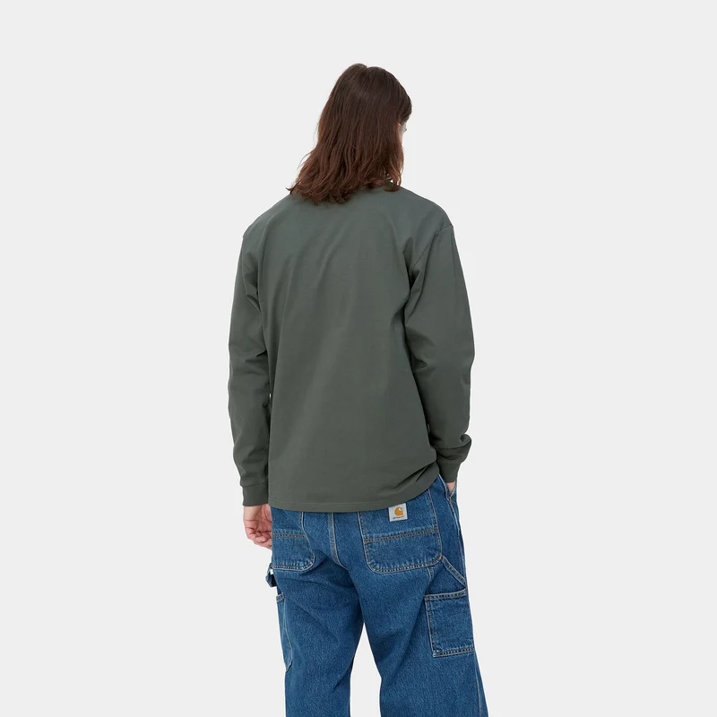 Carhartt WIP Herren Chase Langarm-T-Shirt – Jura