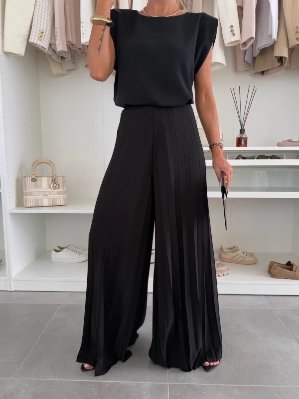 Clementine | Damen Zweiteiler Set mit weiter Hose