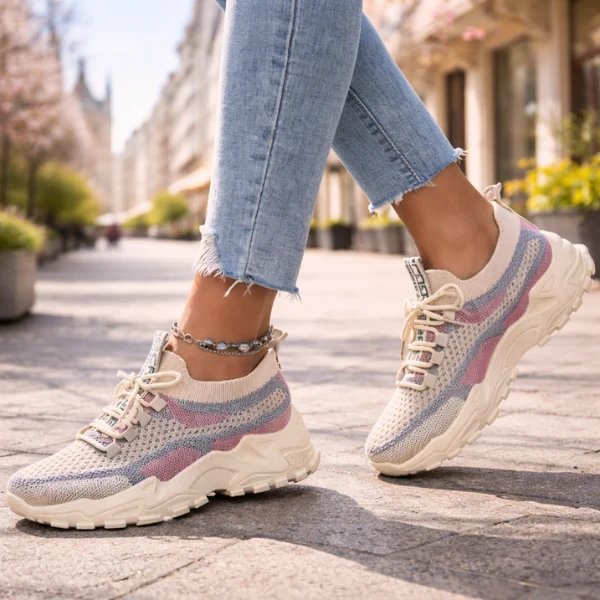Friederike | Damen Atmungsaktive Mesh Sneaker