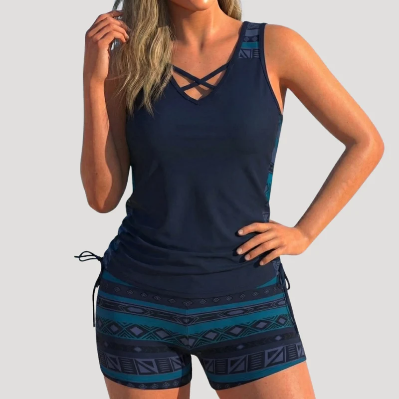 Floriana | Damen Tankini Set mit Shorts