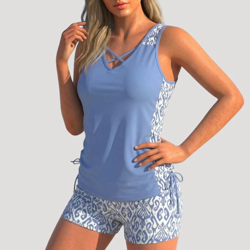 Floriana | Damen Tankini Set mit Shorts