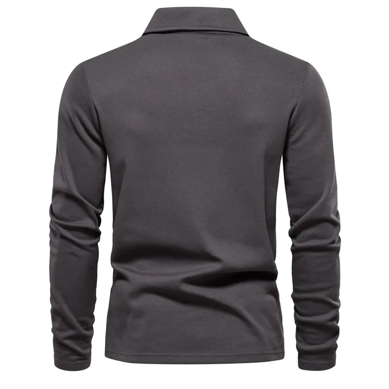 Matthias | Herren Langarm Poloshirt mit Polokragen