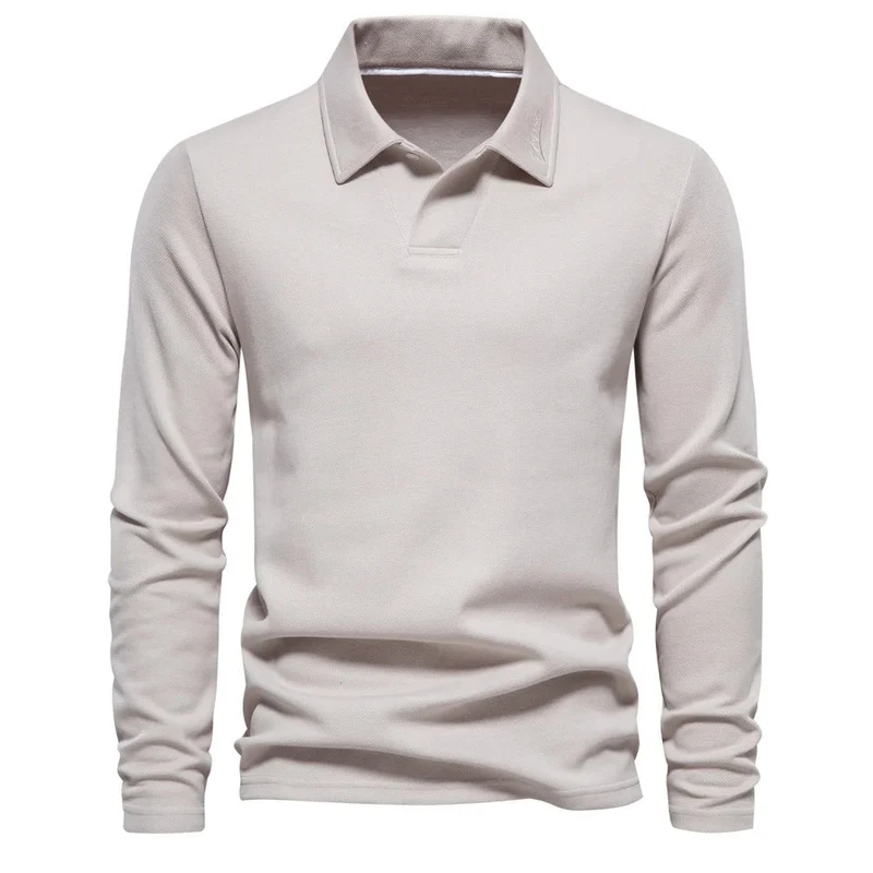 Matthias | Herren Langarm Poloshirt mit Polokragen