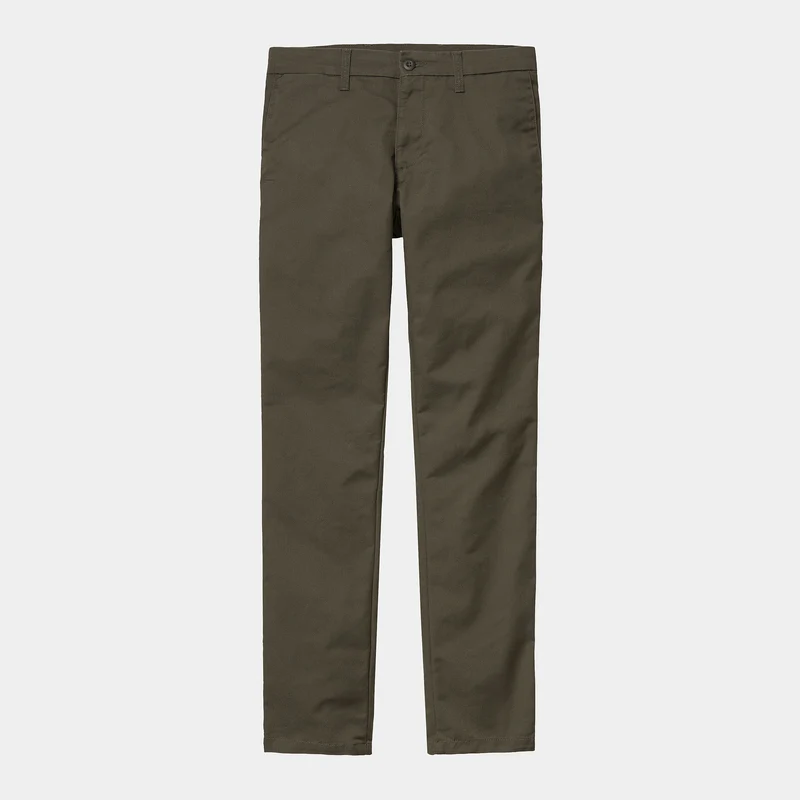 Carhartt WIP Herren-Sid-Hose – Cypress Rinsed