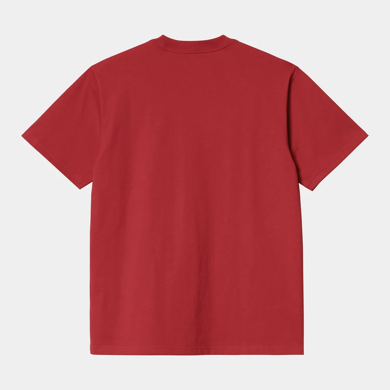 Carhartt WIP Kurzärmliges Herren-T-Shirt mit University-Schriftzug – Arcade