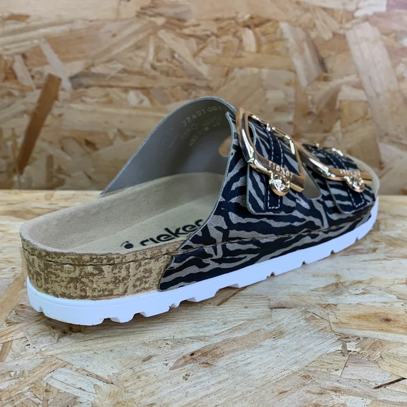Rieker Damenmode-Sandale – Beige