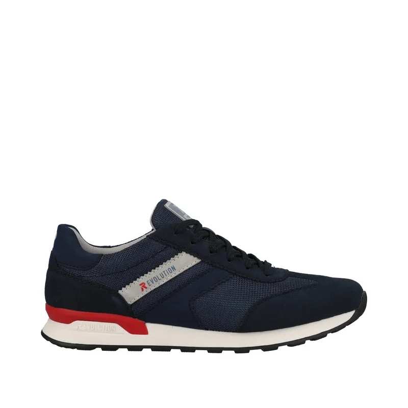 Rieker Mens Revolution Fashion Trainer – Marineblau