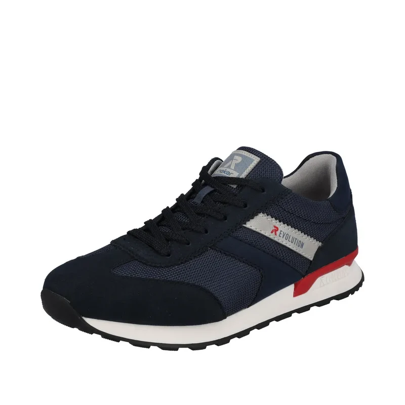 Rieker Mens Revolution Fashion Trainer – Marineblau