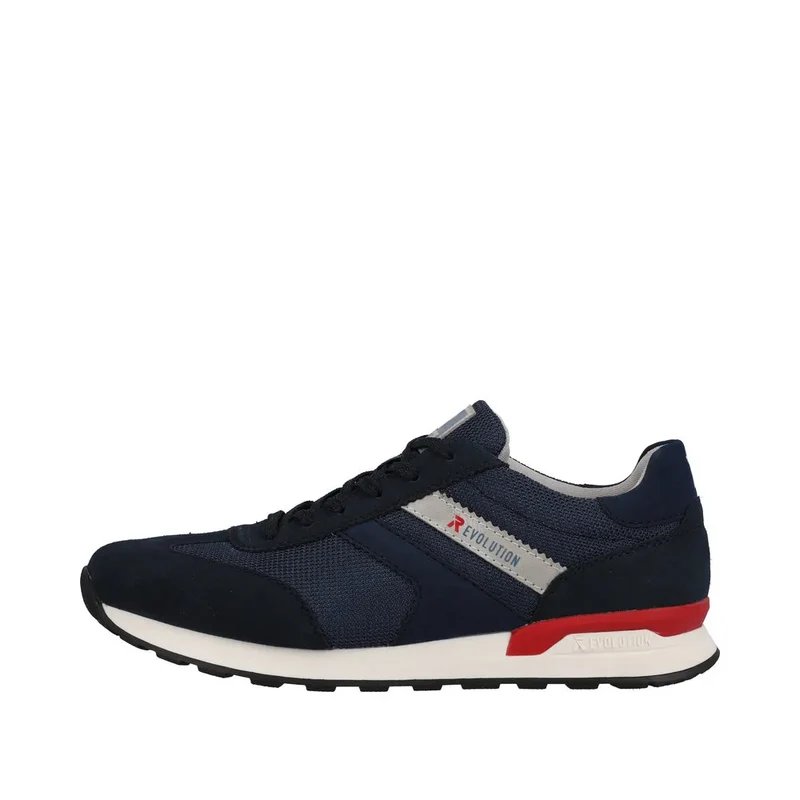 Rieker Mens Revolution Fashion Trainer – Marineblau