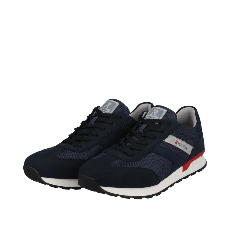 Rieker Mens Revolution Fashion Trainer – Marineblau