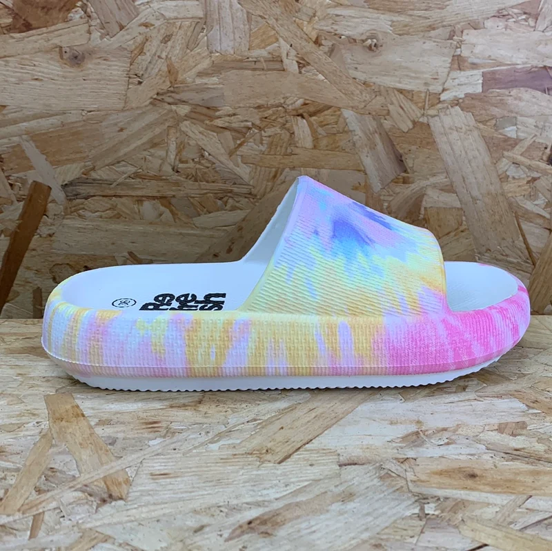 Refresh Fashion Tie Dye Slide für Damen – Nude