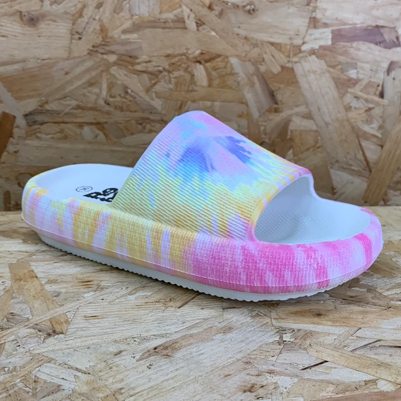 Refresh Fashion Tie Dye Slide für Damen – Nude